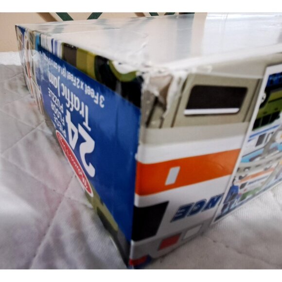 Melissa & Doug Traffic Jam 24 Piece Floor Puzzle 2X3 Feet - Picture 6 of 7